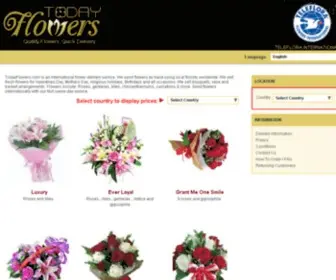 Todayflowers.com(International Flower Delivery By Local Florists) Screenshot