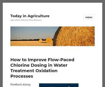 Todayinagriculture.com(Agriculture Industry Press Releases) Screenshot