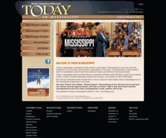 Todayinmississippi.com(Today in Mississippi) Screenshot