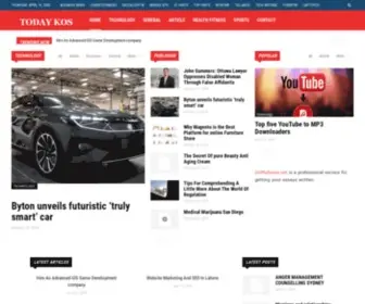 Todaykos.com(TODAY KOS) Screenshot