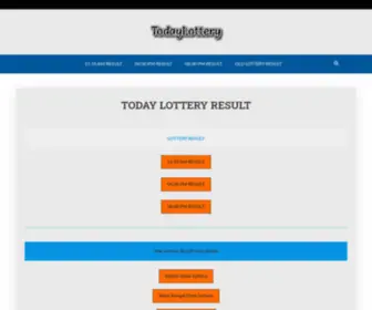 Todaylottery.buzz Screenshot