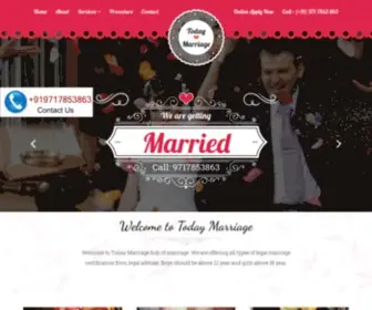 Todaymarriage.com(Today Marriage) Screenshot