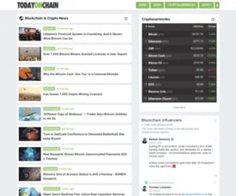 Todayonchain.com(Today on Chain) Screenshot
