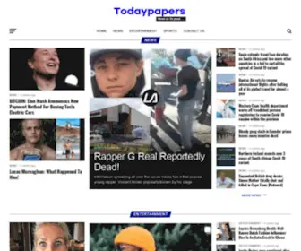 Todaypapers.com(Today Papers) Screenshot