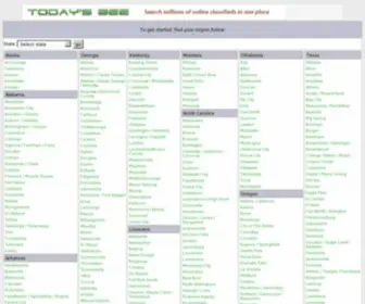 Todaysbee.com(Search all classified ads) Screenshot