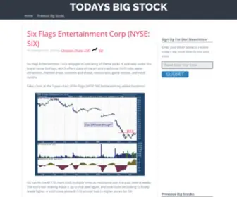 Todaysbigstocks.com(Todays BIG Stock) Screenshot