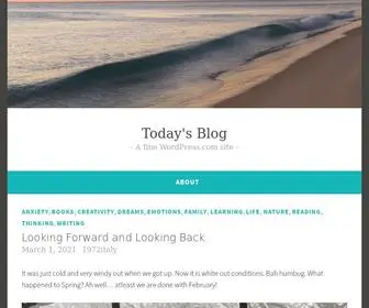 Todaysblogs.blog(A fine WordPress.com site) Screenshot