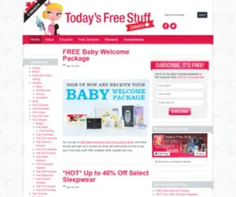 Todaysfreestuff.ca(Free Samples) Screenshot