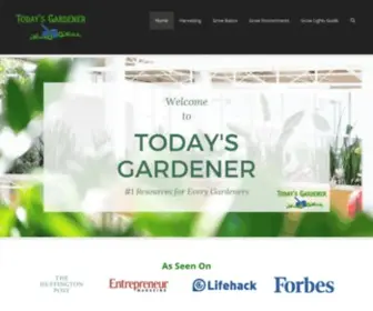 Todaysgardener.com(Today's Gardener) Screenshot