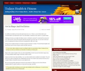 Todayshealthfitness.com(Health and Fitness) Screenshot