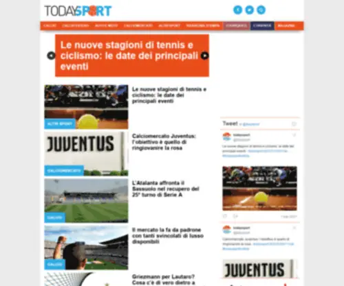 Todaysport.it(Le news di sport italiano e dal mondo) Screenshot
