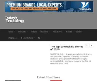 Todaystrucking.com(Truck News) Screenshot