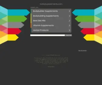 Todaysupplements.com(Future home of) Screenshot