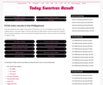 Todayswertresresult.net(Todayswertresresult) Screenshot