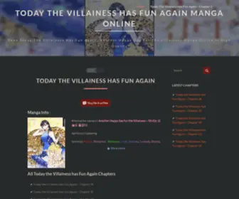 Todaythevillainesshasfunagain.com(Enjoy Reading Today the Villainess has Fun Again Manga Online) Screenshot