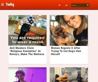 Todby.com(Entertainment Website) Screenshot