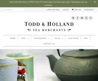 Todd-Holland.com(Todd & Holland Tea Merchants) Screenshot