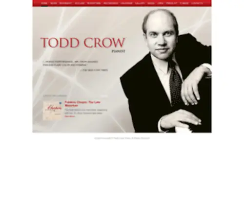Toddcrowpiano.com(Todd Crow) Screenshot