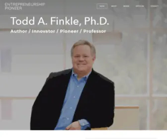 Toddfinkle.com(Entrepreneurship Pioneer) Screenshot