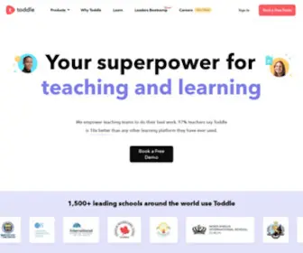Toddleapp.com(Teaching & Learning platform for IB and other Progressive schools) Screenshot