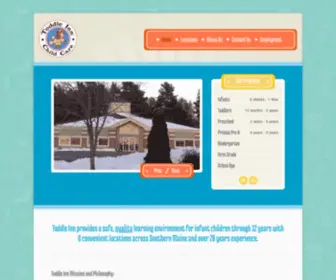 Toddleinn.com(Maine Child Care Centers) Screenshot