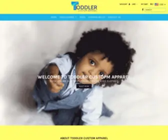 Toddlercustomapparel.com(Toddler Custom Apparel) Screenshot