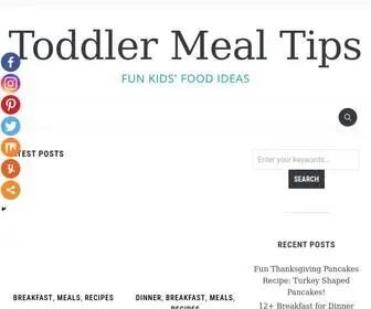 Toddlermealtips.com(Toddler Meal Tips) Screenshot