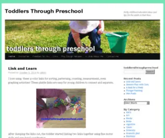 Toddlersthroughpreschool.com(toddlersthroughpreschool) Screenshot