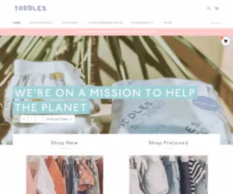 Toddles.com.au(Sustainable Baby Clothes) Screenshot