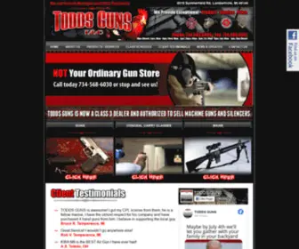 Toddsgunshop.com(Todd's Guns) Screenshot