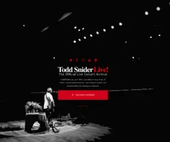 Toddsnider.net(TODD SNIDER) Screenshot