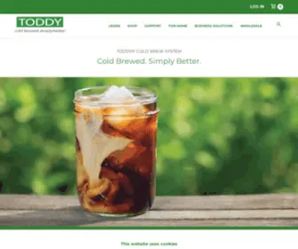 Toddycafe.com(Cold Brewed) Screenshot