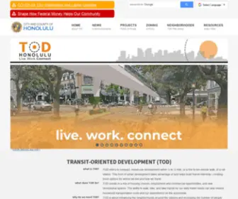 Todhonolulu.org(Transit-Oriented Development Home) Screenshot