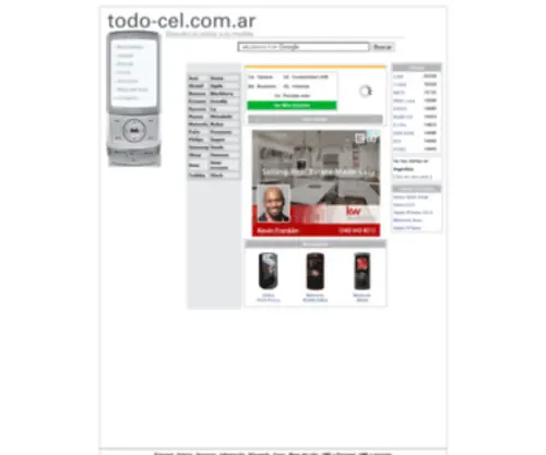 Todo-CEL.com.ar(Características de los celulares :: Motorola :: Nokia) Screenshot