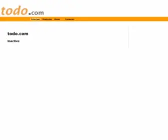 Todo.com(Bienvenido a) Screenshot