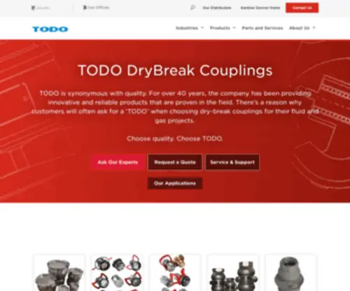 Todo.se(TODO has been supplying fluid and gas handling products over 50 years. TODO) Screenshot