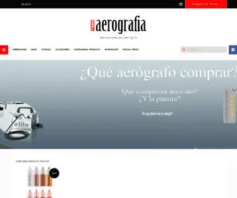 Todoaerografia.com(Aerografos, Compresores, Pintura y Cursos) Screenshot