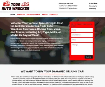 Todoautojunkcars.com(Value for Your Vehicle) Screenshot