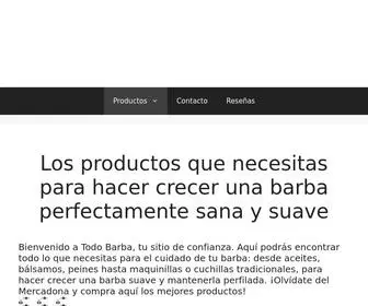 Todobarba.com(Los mejores productos para Barba) Screenshot