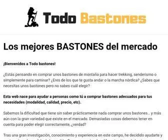 Todobastones.com(Los mejores BASTONES del mercado en calidad) Screenshot