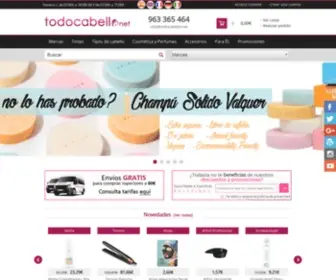 Todocabello.net(PRODUCTOS DE PELUQUERÍA ONLINE) Screenshot