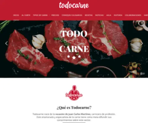 Todocarne.es(Todo lo que se debe saber de la carne) Screenshot