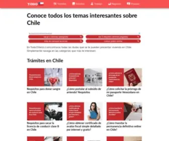 Todochile10.cl(Todo Chile) Screenshot