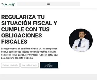Todoconta.com(Información contable y fiscal (México)) Screenshot