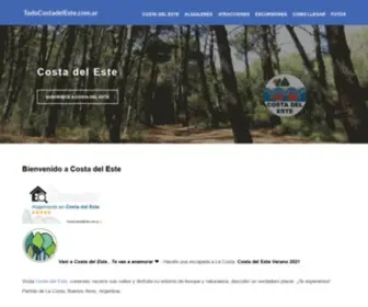 Todocostadeleste.com.ar(COSTA DEL ESTE) Screenshot