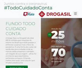 Todocuidadoconta.com.br(Raia Drogasil) Screenshot