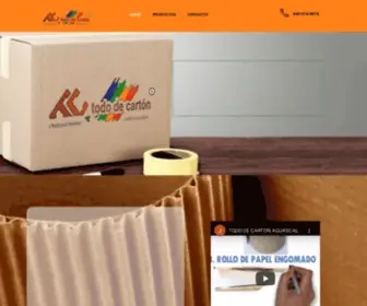 Tododecartonags.com(Cajas de cartón) Screenshot