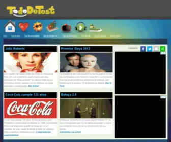 Tododetest.com(Test de amor) Screenshot