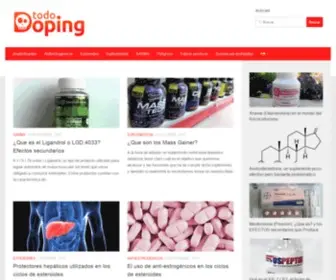 Tododoping.com(Todo sobre el doping) Screenshot