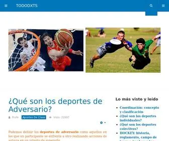 TododXTS.com(Tododxts es la web de todos los deportes) Screenshot